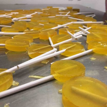 Hemp infused lollipops