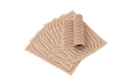 Hemp Placemat and Table Runner Set - Waves