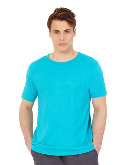 Men's Hemp T-shirt Aqua
