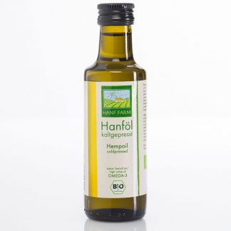 Organic Hemp Oil, cold-pressed